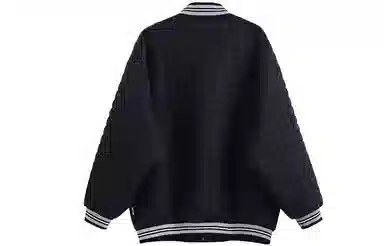 F426 Quilted Logo Baseball Jacket