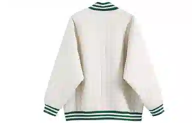 F426 Quilted Logo Baseball Jacket