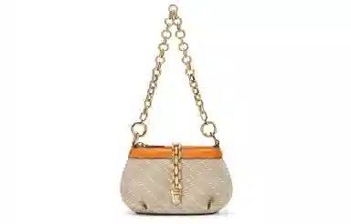 Charles & Keith Chocolate Chain Bag