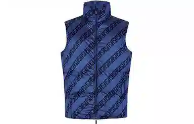 Fendi FW21 Nylon Vest Blue