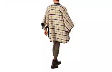 Hermes Reversible Check Cape