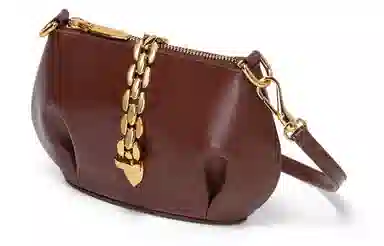 Charles & Keith Chocolate Chain Bag