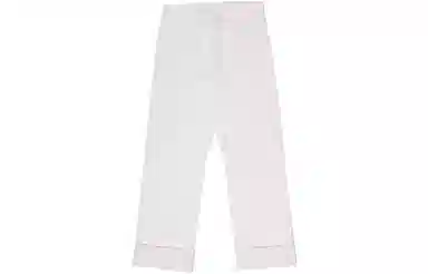 Drew House Selvedge Wide Leg Jean White
