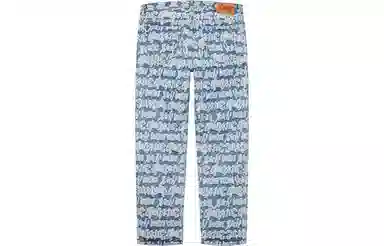 Supreme SS22 Fat Tip Jacquard Regular Jean