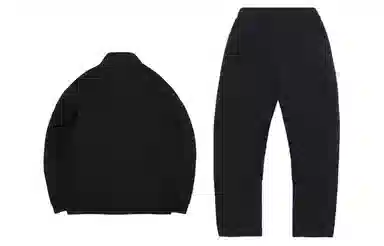 LiNing Sports Fashion Zip Sweatshirt Set Black