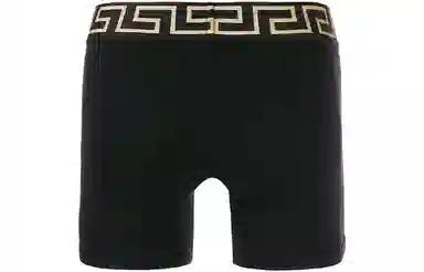 Versace Logo Boxer Briefs Black