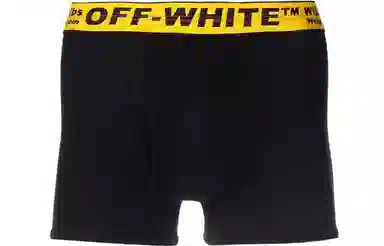OFF-WHITE Logo Print Boxer Briefs 3-Pack Black
