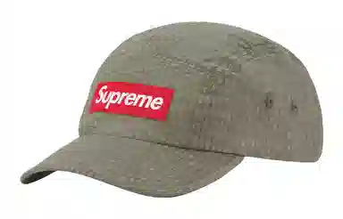 Supreme Week 14 Washed Seersucker Camp Cap