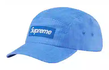 Supreme Week 14 Washed Seersucker Camp Cap