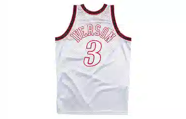 Mitchell & Ness NBA 76ers Iverson 3 Silver
