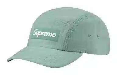 Supreme Week 14 Washed Seersucker Camp Cap