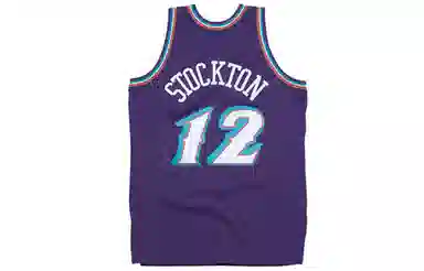 Mitchell & Ness NBA Stockton 12 Utah Jazz Jersey Purple