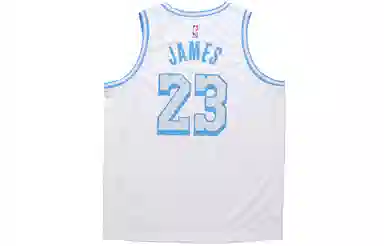 Nike NBA Lakers LeBron James 23 Fan Jersey White