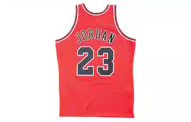 Mitchell & Ness NBA 1995-96 Finals Chicago Bulls Michael Jordan 23 Jersey Red