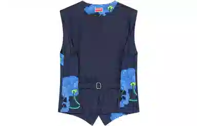 KENZO x Nigo FW22 Poppy Series Vest Blue