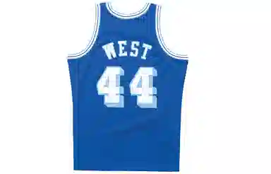 Mitchell & Ness NBA Retro Jersey 1960-61 Lakers West 44 Blue