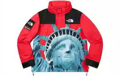Supreme x The North Face Statue of Liberty Jacket Red