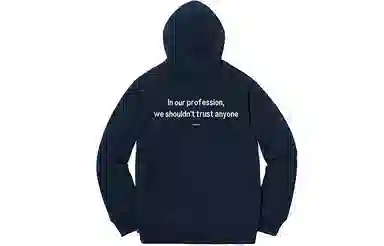 Supreme FW18 The Killer Hooded Sweatshirt Navy