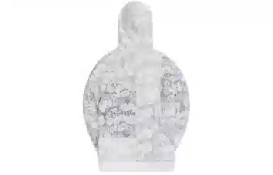 KITH Floral Hoodie Light Grey