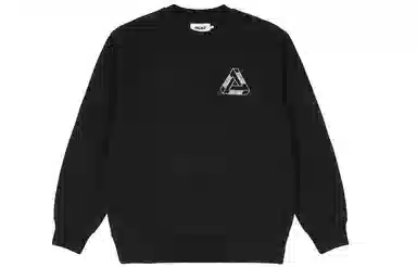 PALACE Outliner Mit Desigher Crew Black