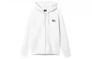 Stussy BASIC ZIP HOOD logo
