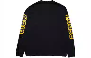 Drew House logo Ls Hug Tee Black LogoT