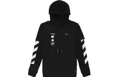 OFF-WHITE Two-Piece Hoodie Black