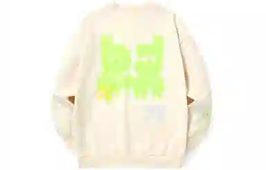 bt Graffiti Print Crewneck Sweatshirt