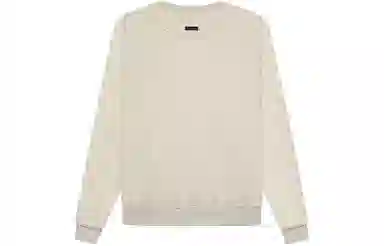 Fear of God FW21 G Crewneck Sweatshirt Cream Heather
