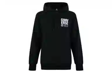 Converse Logo Hoodie Black