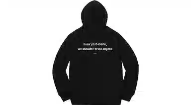 Supreme FW18 The Killer Hooded Sweatshirt Black