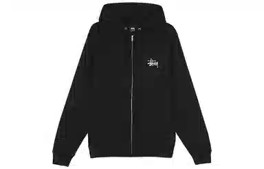 Stussy BASIC ZIP HOOD logo