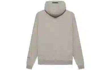 Fear of God Essentials FW21 Pullover Hoodie Dark Heather Oatmeal Logo