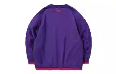 中国李宁 巴黎时装周 宽松套头卫衣 男款 龙胆紫