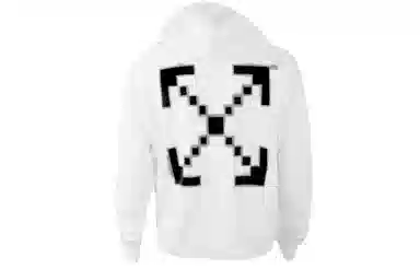 OFF-WHITE FW19 Printed Logo Hoodie