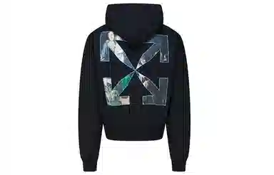 OFF-WHITE Classic Painting Hoodie Black