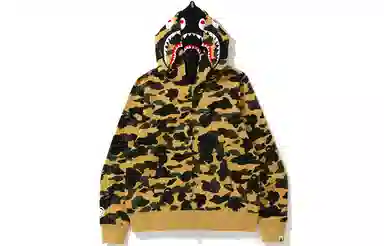 A BATHING APE 1st Camo Shark Hoodie