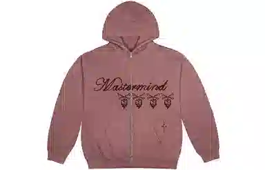 Travis Scott x mastermind JAPAN Skull Zip Up Mauve