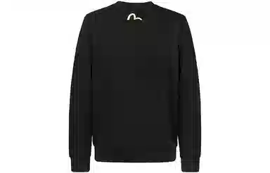EVISU Eagle Embroidered Logo Crewneck Sweatshirt