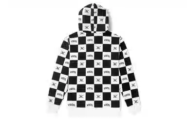 Vans Skull Checkerboard Hoodie Black