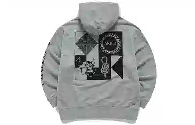 FILA Fusion x Aries Logo Print Hoodie