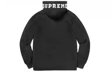 Supreme FW18 Paneled Hooded Sweatshirt Black