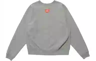 HUMAN MADE x KAWS Logo Crewneck Sweatshirt Grey