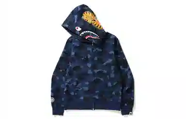 A BATHING APE BAPE Color Camo Shark Full Zip Hoodie WGM