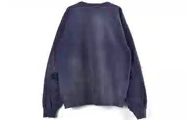 SAINT Mxxxxxx Logo Crewneck Navy