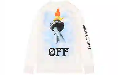 OFF-WHITE Statue of Liberty Crewneck Sweatshirt