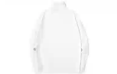 纯色打底高领套头修身毛衣 男女同款 白色 情侣款