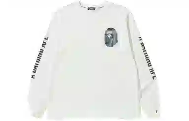 A BATHING APE Reflective Solid Camo Ape Head Tee