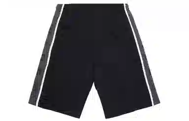 李宁 韦德系列 宽松针织运动短裤 男款 新标准黑