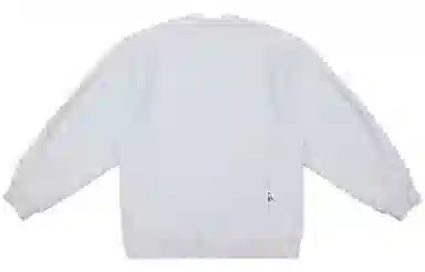 ADER ERROR SS22 Double Heart Crewneck Oatmeal Gray